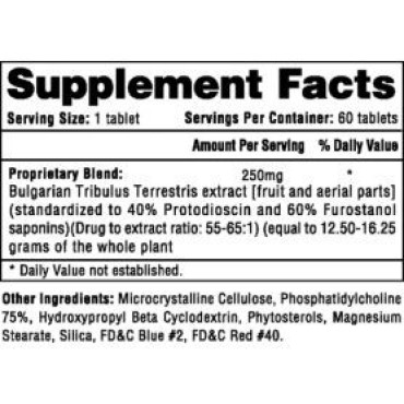 TRIBESTERONE Hi-Tech Pharmaceuticals Hi-Tech Pharmaceuticals