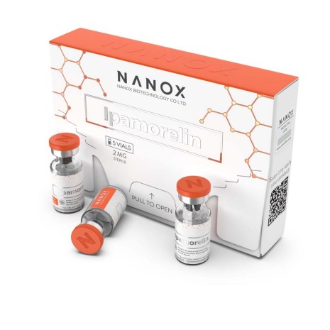 IPAMORELIN, 5 VIALS x 2MG Nanox Nanox